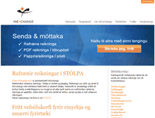 Tablet Screenshot of inexchange.is